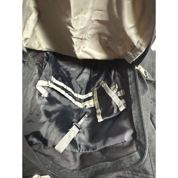 Vintage JanSport Black Backpack  Padded Shoulder Straps Mesh Pockets - Picture 13 of 16